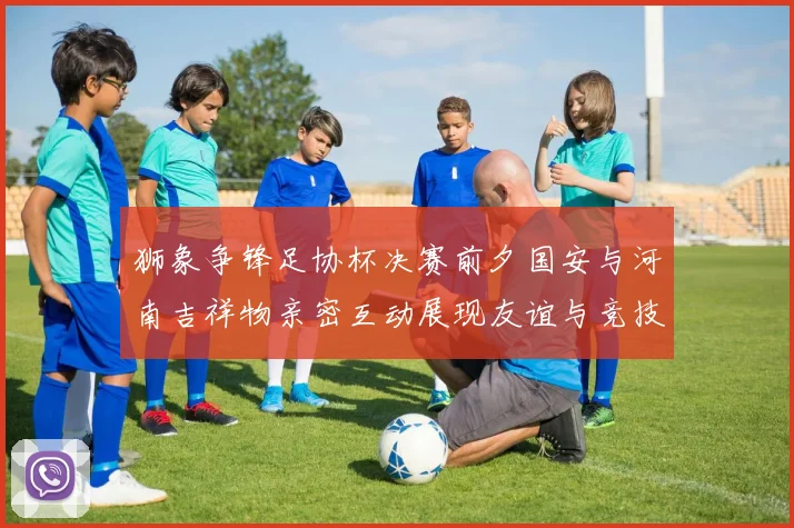 狮象争锋足协杯决赛前夕国安与河南吉祥物亲密互动展现友谊与竞技精神